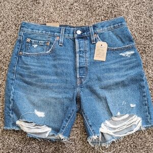New Levi's 501 Shorts Women's High Rise Size 30